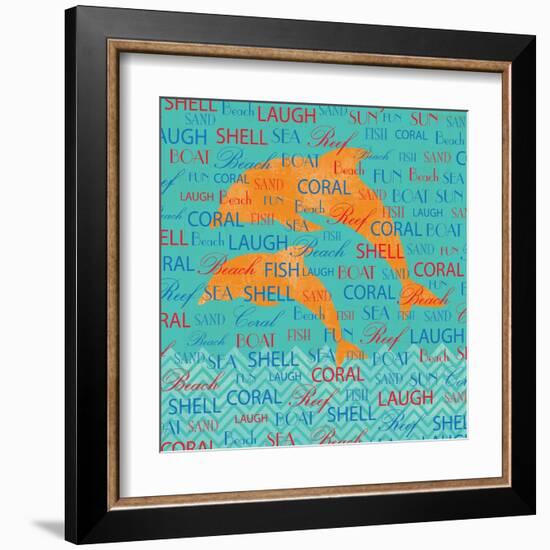 Splashing Dolphins-Piper Ballantyne-Framed Art Print