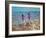 Splashing in the Sea, Clacton, 2014-Andrew Macara-Framed Giclee Print