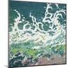 Splashing Tropical Waves (right)-Margaret Juul-Mounted Giclee Print