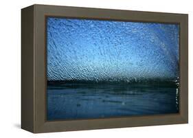Splashing Wake from a Knee-Board-Rick Doyle-Framed Premier Image Canvas