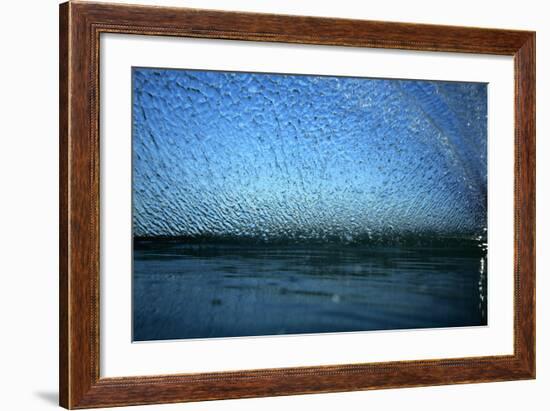 Splashing Wake from a Knee-Board-Rick Doyle-Framed Photographic Print