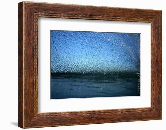 Splashing Wake from a Knee-Board-Rick Doyle-Framed Photographic Print