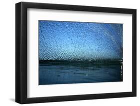 Splashing Wake from a Knee-Board-Rick Doyle-Framed Photographic Print