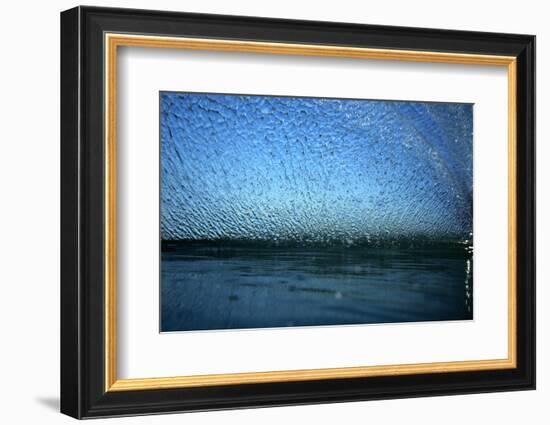 Splashing Wake from a Knee-Board-Rick Doyle-Framed Photographic Print