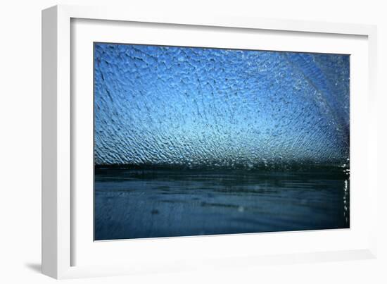 Splashing Wake from a Knee-Board-Rick Doyle-Framed Photographic Print