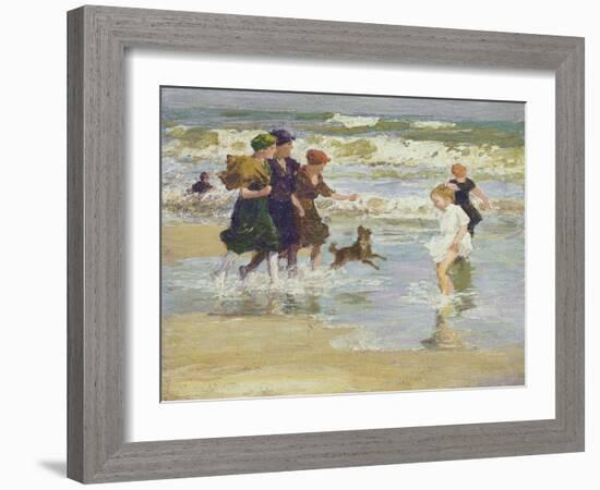 Splashing-Edward Henry Potthast-Framed Giclee Print