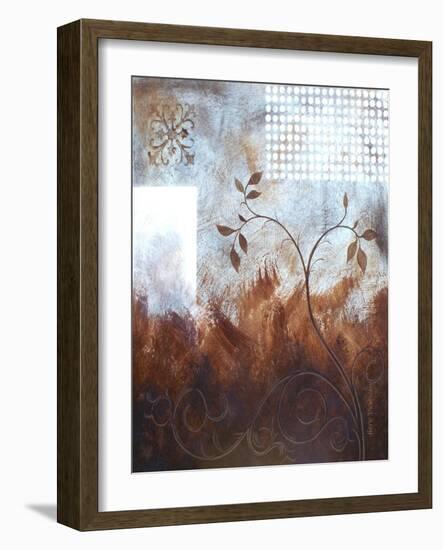 Splashly Umber II-Herb Dickinson-Framed Photographic Print