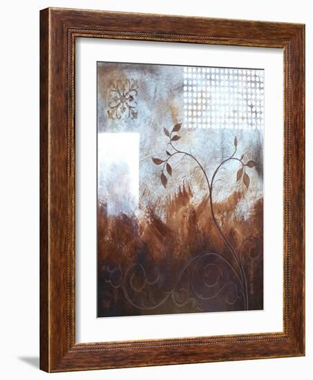 Splashly Umber II-Herb Dickinson-Framed Photographic Print