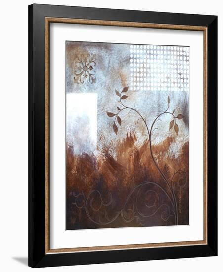 Splashly Umber II-Herb Dickinson-Framed Photographic Print