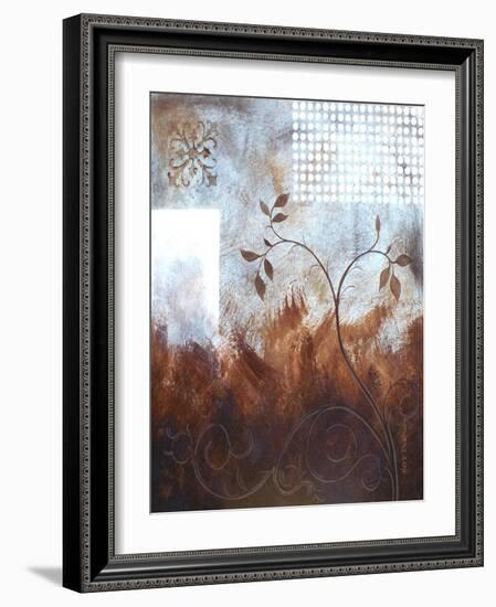 Splashly Umber II-Herb Dickinson-Framed Photographic Print