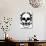 Splatter Skull-bigldesign-Art Print displayed on a wall