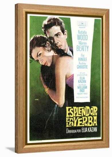 Splendor in the Grass, Spanish Movie Poster, 1961-null-Framed Stretched Canvas