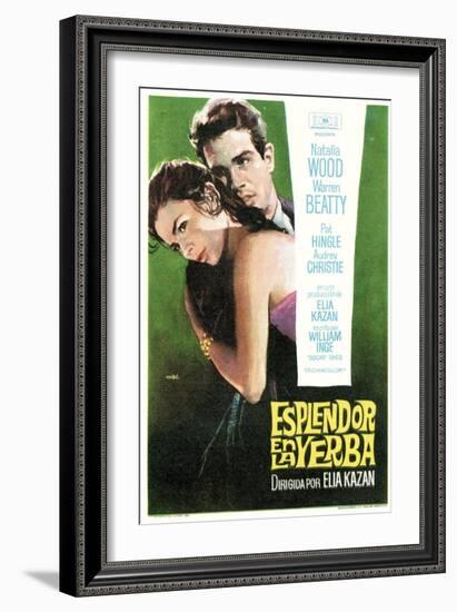 Splendor in the Grass, Spanish Movie Poster, 1961-null-Framed Premium Giclee Print