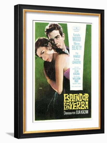 Splendor in the Grass, Spanish Movie Poster, 1961-null-Framed Premium Giclee Print