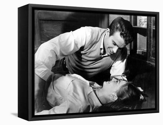 Splendor In The Grass, Warren Beatty, Natalie Wood, 1961-null-Framed Stretched Canvas
