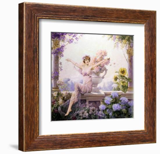 Splendor of Spring Flowers-Louise Abbema-Framed Art Print