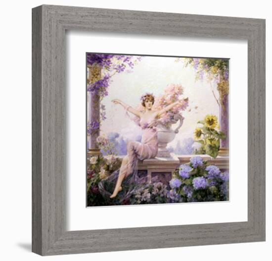 Splendor of Spring Flowers-Louise Abbema-Framed Art Print