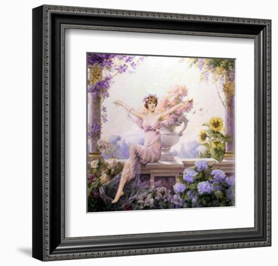 Splendor of Spring Flowers-Louise Abbema-Framed Art Print