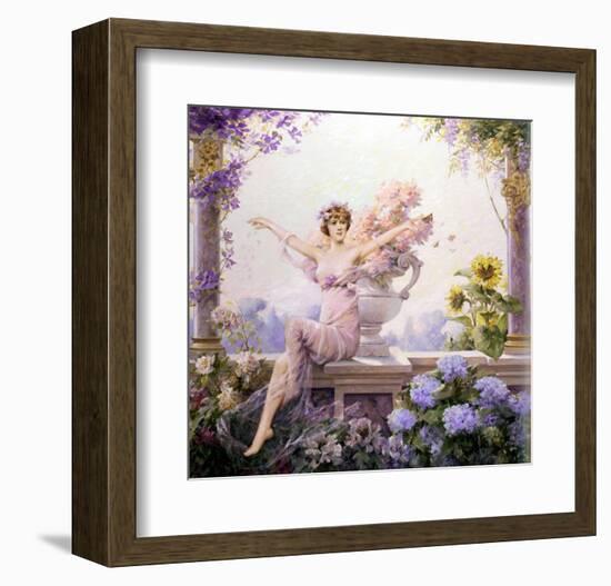 Splendor of Spring Flowers-Louise Abbema-Framed Art Print