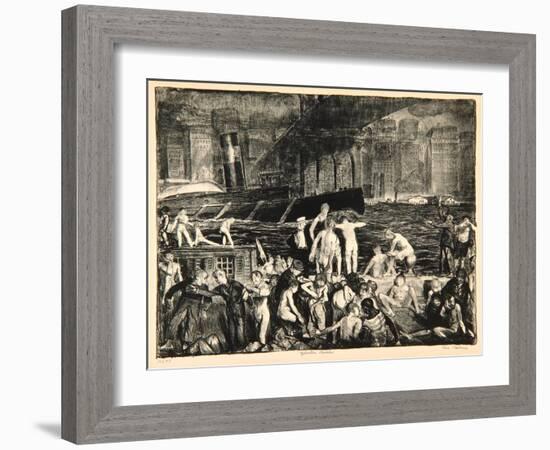 Splinter Beach, 1916-George Wesley Bellows-Framed Giclee Print