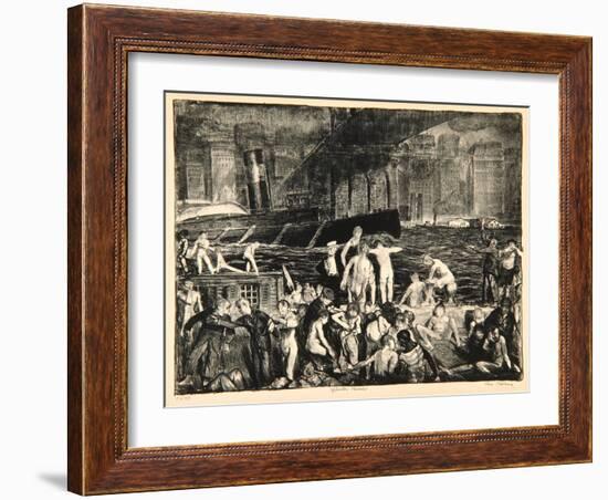 Splinter Beach, 1916-George Wesley Bellows-Framed Giclee Print