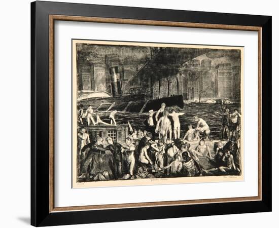 Splinter Beach, 1916-George Wesley Bellows-Framed Giclee Print