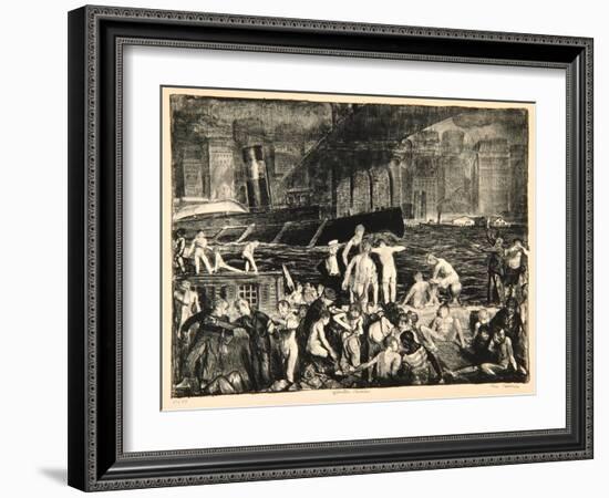 Splinter Beach, 1916-George Wesley Bellows-Framed Giclee Print