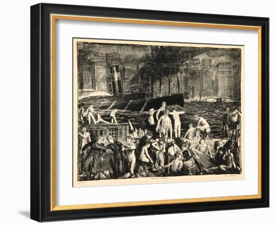 Splinter Beach, 1916-George Wesley Bellows-Framed Giclee Print