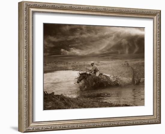 Splish, Splash-Barry Hart-Framed Art Print