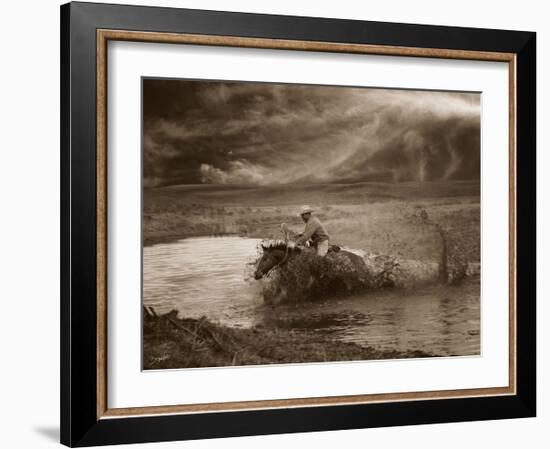 Splish, Splash-Barry Hart-Framed Art Print