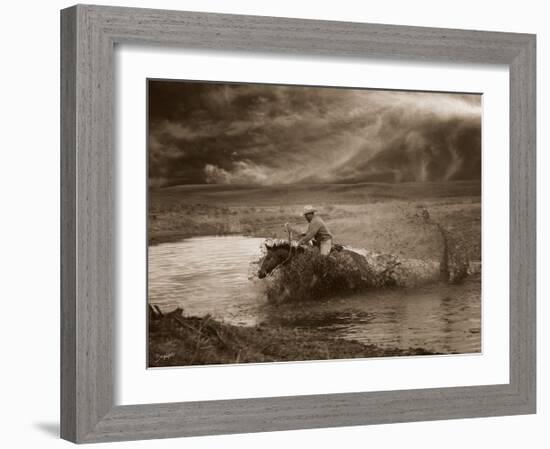 Splish, Splash-Barry Hart-Framed Art Print