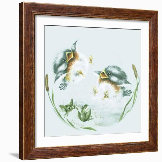 Splish Splash-Peggy Harris-Framed Giclee Print