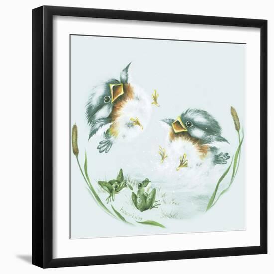 Splish Splash-Peggy Harris-Framed Giclee Print