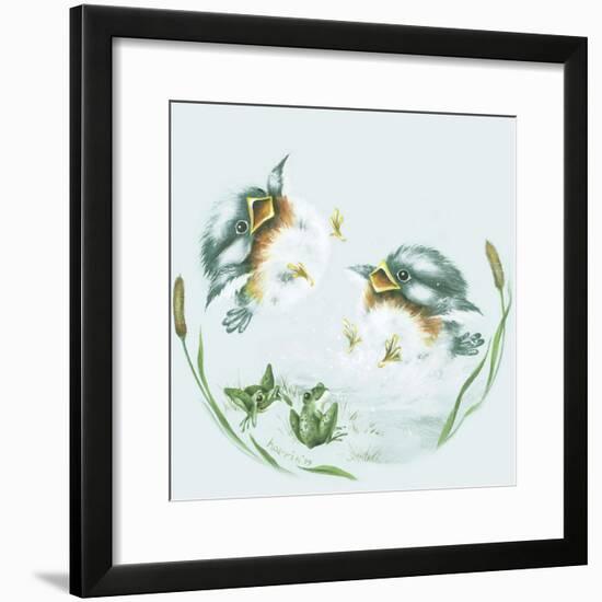 Splish Splash-Peggy Harris-Framed Giclee Print