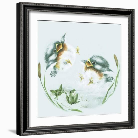 Splish Splash-Peggy Harris-Framed Giclee Print