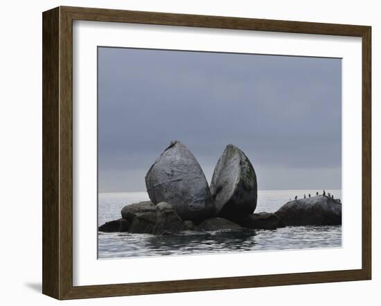 Split Apple Rock, Marakau, Abel Tasman National Park, South Island, New Zealand, Pacific-Jochen Schlenker-Framed Photographic Print