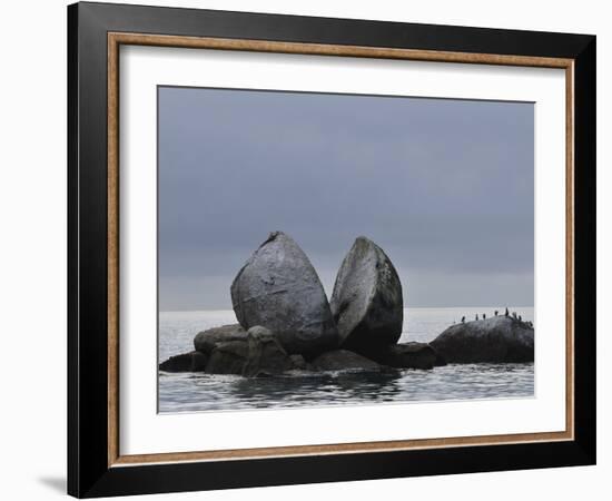 Split Apple Rock, Marakau, Abel Tasman National Park, South Island, New Zealand, Pacific-Jochen Schlenker-Framed Photographic Print