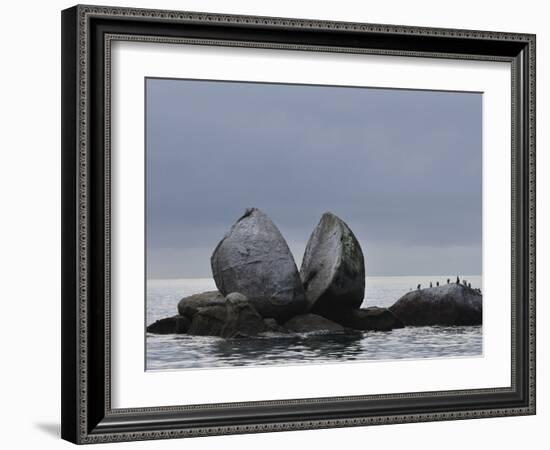 Split Apple Rock, Marakau, Abel Tasman National Park, South Island, New Zealand, Pacific-Jochen Schlenker-Framed Photographic Print