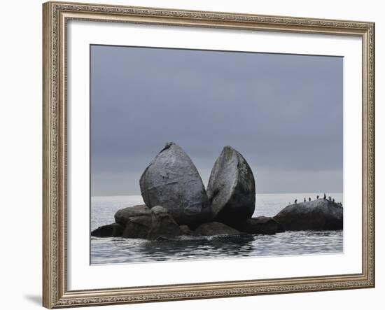 Split Apple Rock, Marakau, Abel Tasman National Park, South Island, New Zealand, Pacific-Jochen Schlenker-Framed Photographic Print