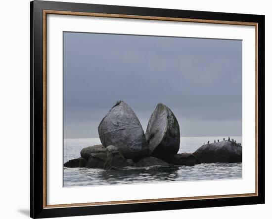 Split Apple Rock, Marakau, Abel Tasman National Park, South Island, New Zealand, Pacific-Jochen Schlenker-Framed Photographic Print