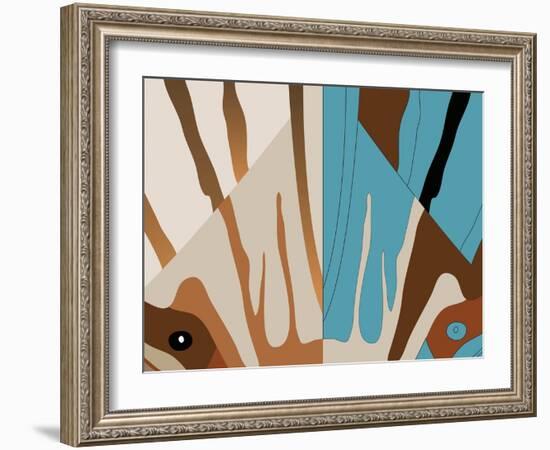 Split Celia-Belen Mena-Framed Giclee Print