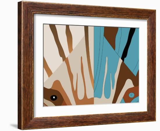 Split Celia-Belen Mena-Framed Giclee Print