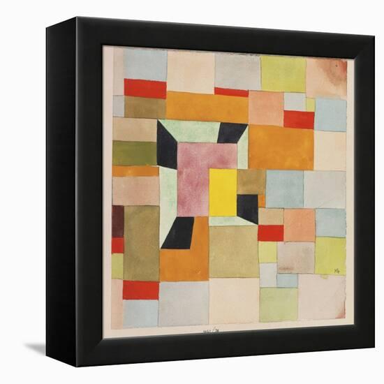 Split Coloured Rectangles-Paul Klee-Framed Premier Image Canvas