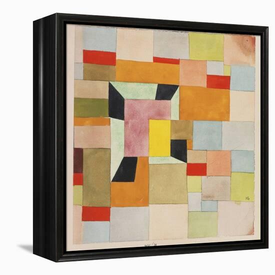 Split Coloured Rectangles-Paul Klee-Framed Premier Image Canvas