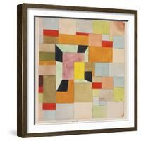 Split Coloured Rectangles-Paul Klee-Framed Giclee Print
