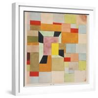 Split Coloured Rectangles-Paul Klee-Framed Giclee Print