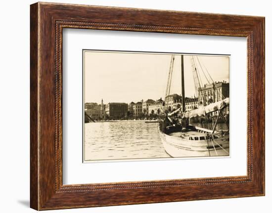 Split - Croatia - the Harbour-null-Framed Photographic Print