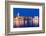 Split Harbour with Cathedral of Saint Domnius at dusk, Split, Dalmatian Coast, Croatia-Neil Farrin-Framed Photographic Print