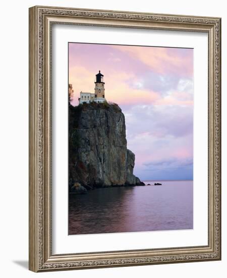 Split Rock Lighthouse on Lake Superior-Joseph Sohm-Framed Photographic Print