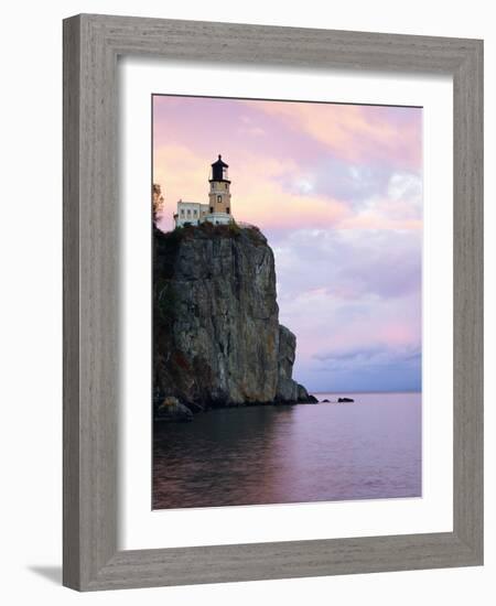 Split Rock Lighthouse on Lake Superior-Joseph Sohm-Framed Photographic Print